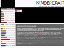 Tablet Screenshot of kindercraftproducts.com